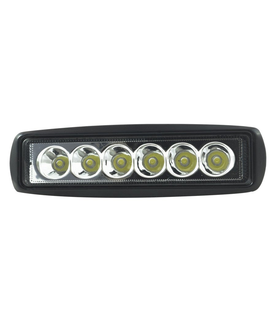 Trade Shop - Faro Lampada Supplementare Profondita' Per Auto Fuoristrada 12v 6 Led 18w Ip68 - - 7