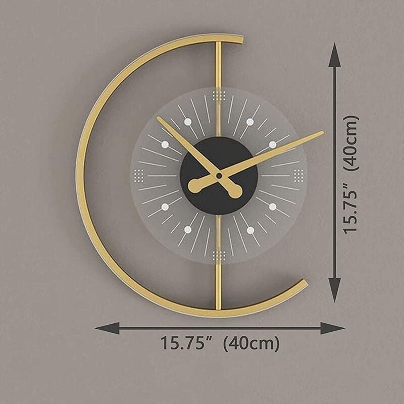 Horloge Murale Légère à LED, Horloge Murale NuméRique Gradation à 3 niveaux , Grands chiffres - Réveil (Color:Gradation tricolore)-RAP - 2