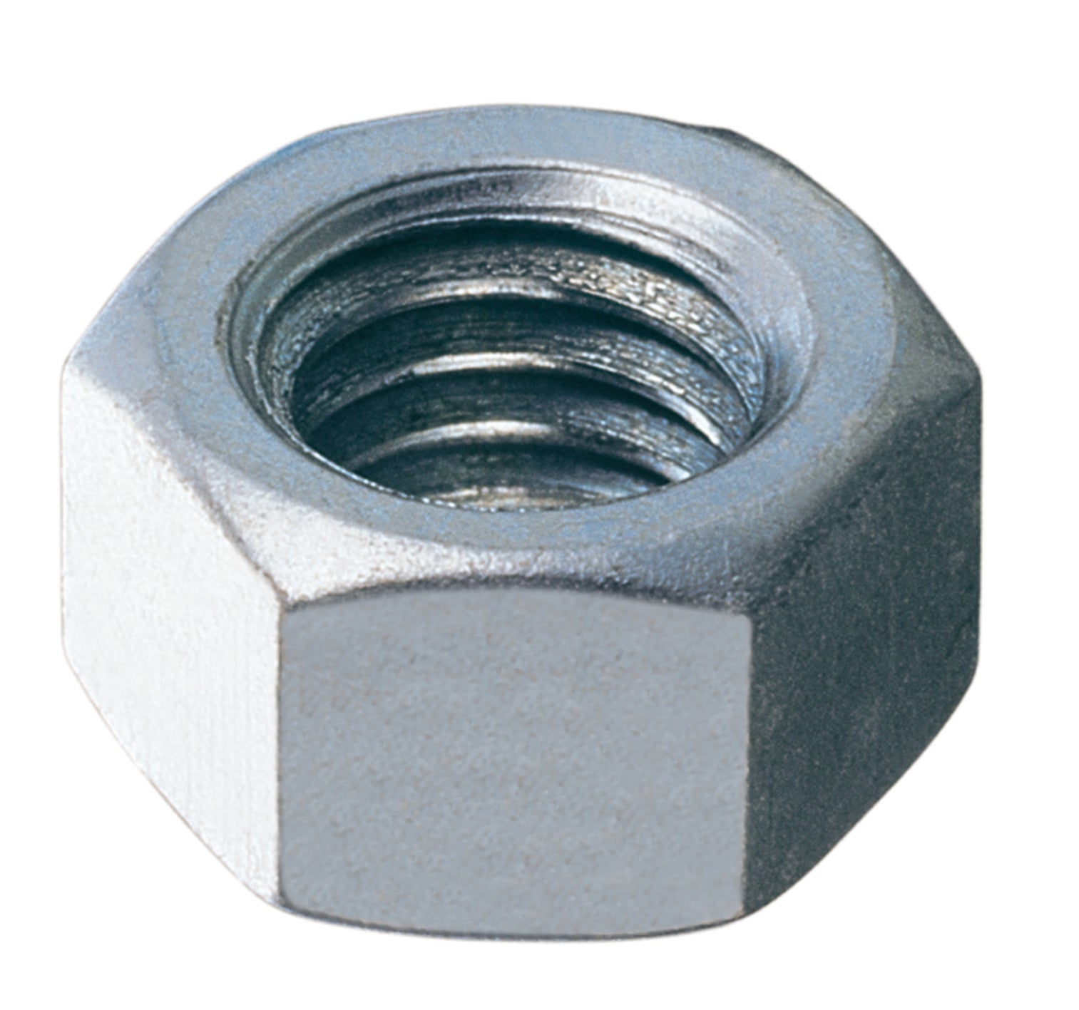 100 Dadi Flangia Esagonali M8-1,25 In Zinco, Classe 8, DIN 6923, MonsterBolts