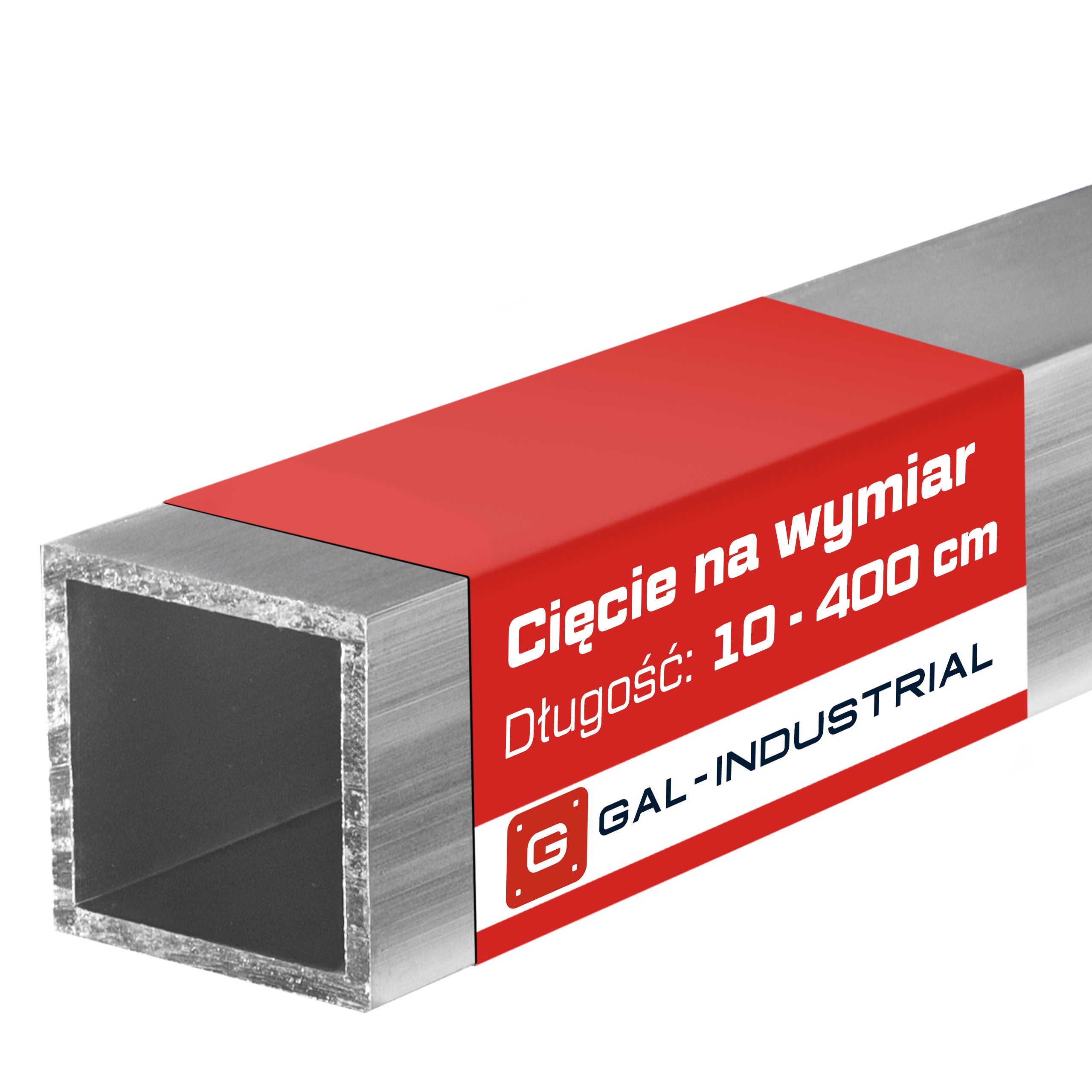 Profil Aluminiowy 50x50x2 mm 350 cm Rura Kwadratowa Aluminium Na wymiar