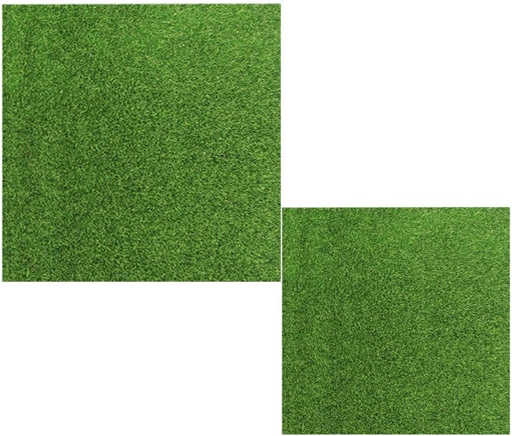 Lot De 6 Tapis De Gazon Artificiel Pour Poulailler - Lavables, 30,5 X 30,5 Cm, épaisseur 3,9 Cm