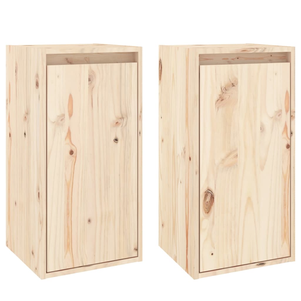 Maison Exclusive - Pensili 2 pz 30x30x60 cm in Legno Massello di Pino - 2