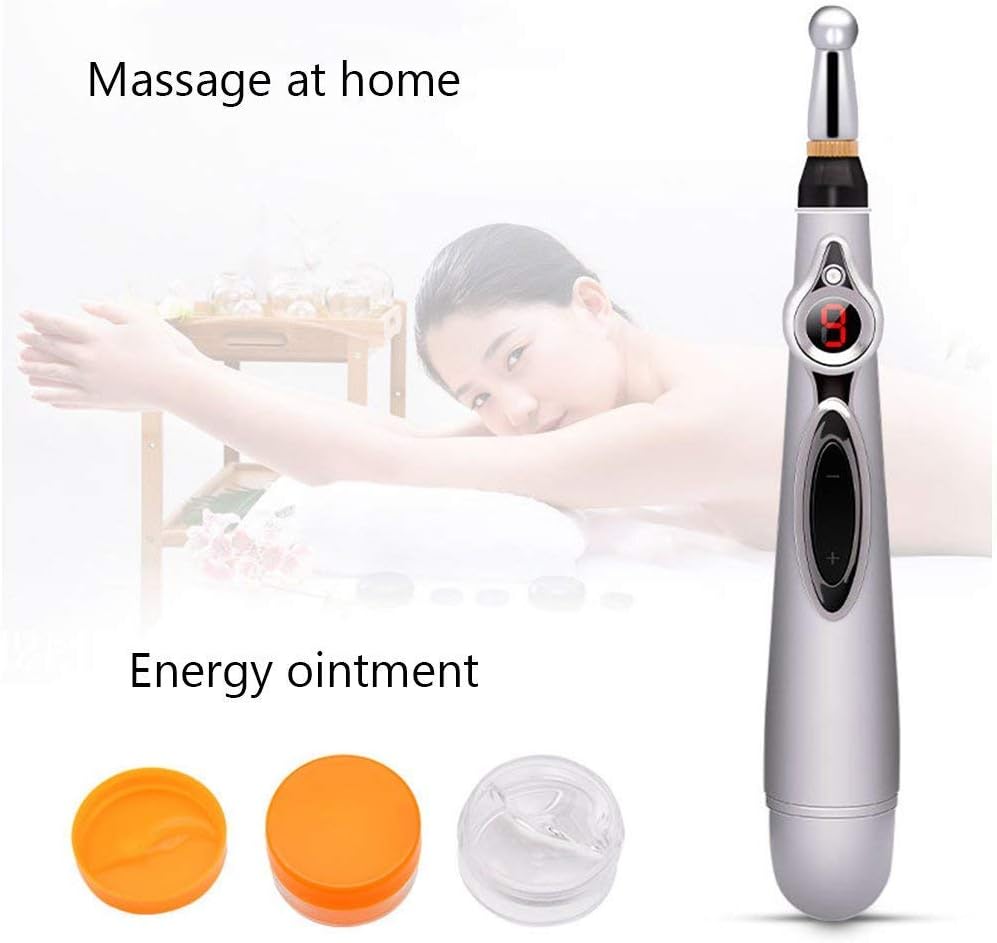 Caneta de Acupuntura Eletrônica 3 em 1 para Meridianos Energéticos do Corpo - 6