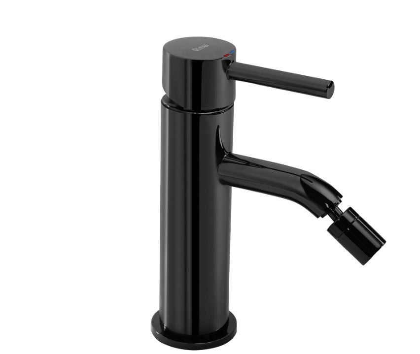 Bateria bidetowa Rea Lungo Czarna metaliczna