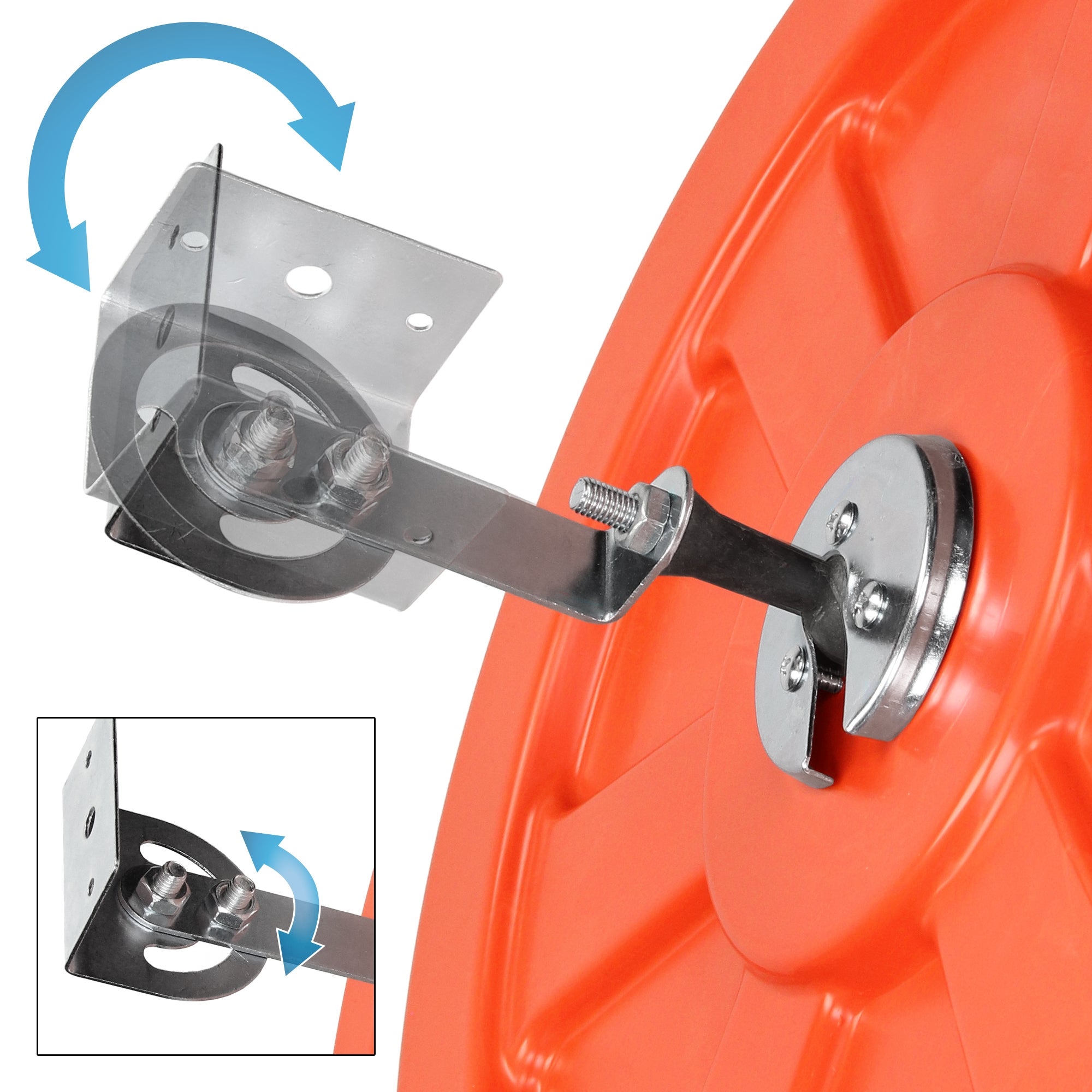 Miroir De Sécurité Circulation Surveillance Panoramique Support Pivotant 30 Cm - 4
