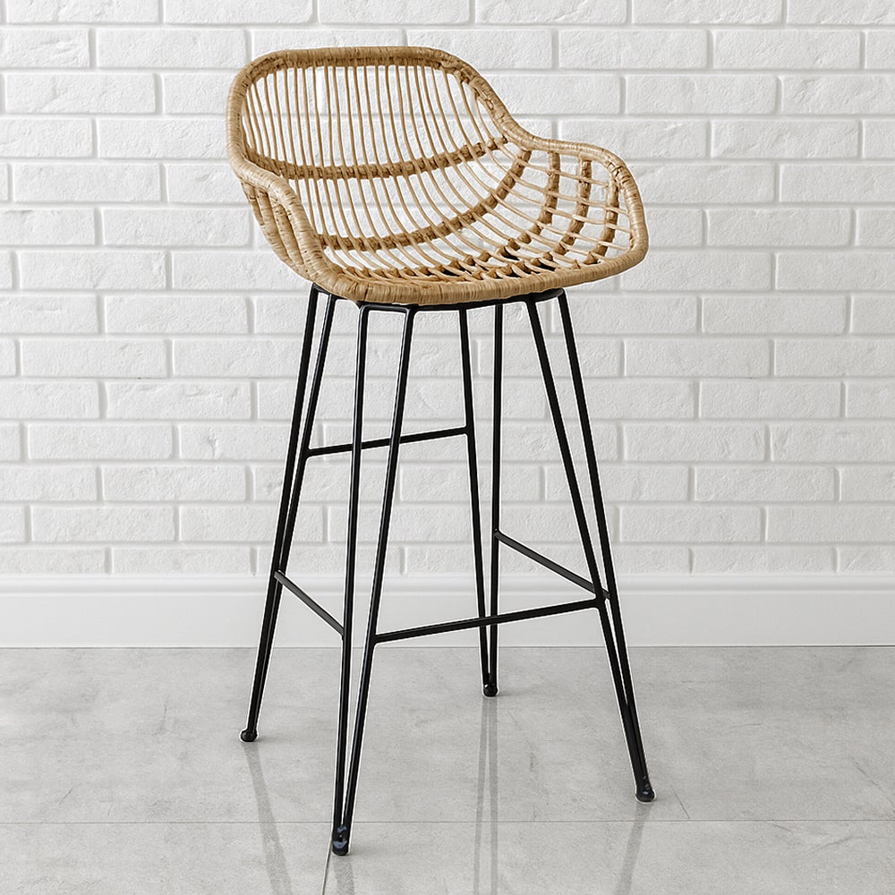 Sgabello da bar in vimini sintetico Magony Leroy Merlin - Main Image