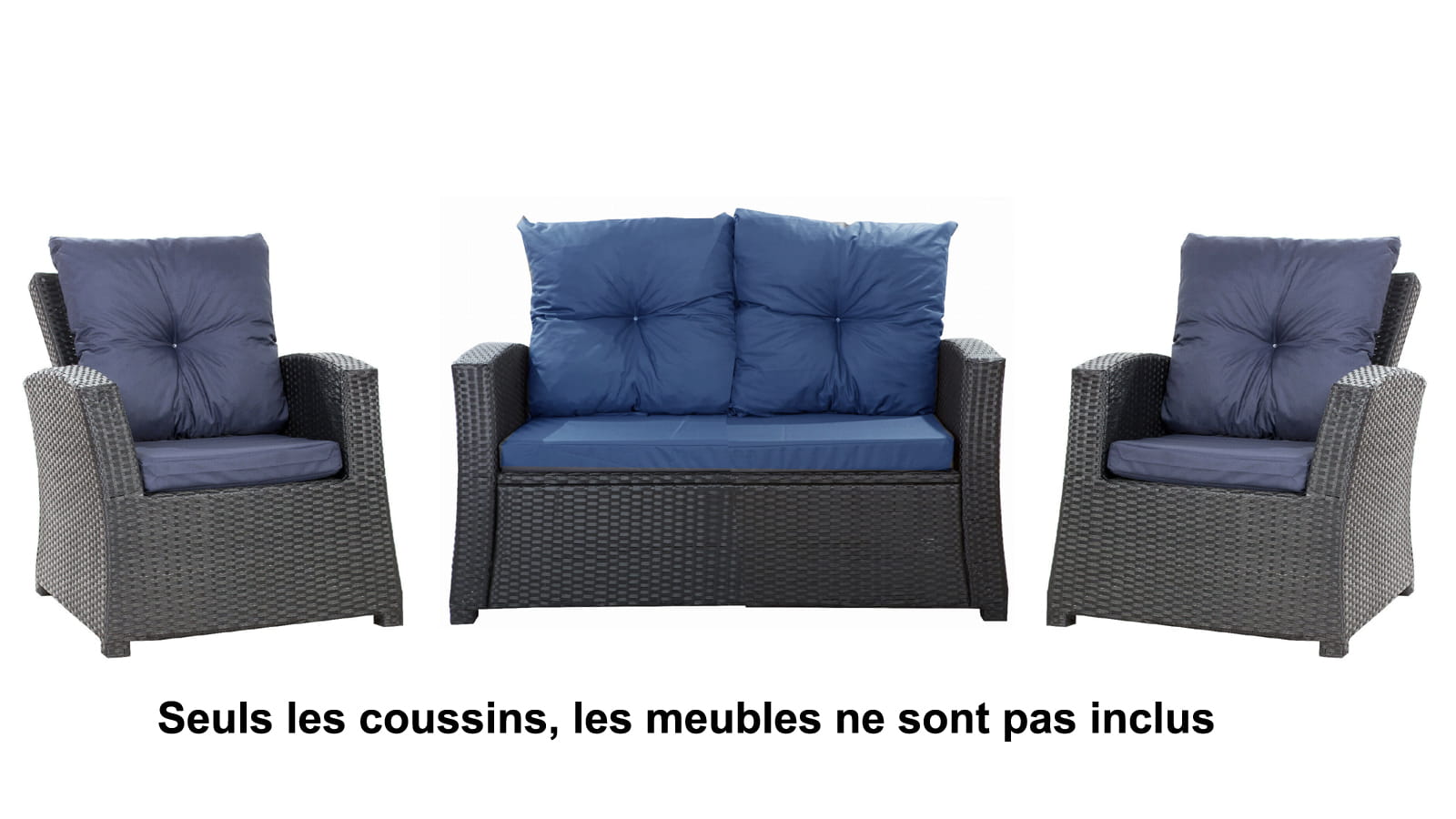 Cojines Para Muebles De Jardín De Poliratán Para 5-6 Plazas,Cojines Para Sofá De Ratán 180x50