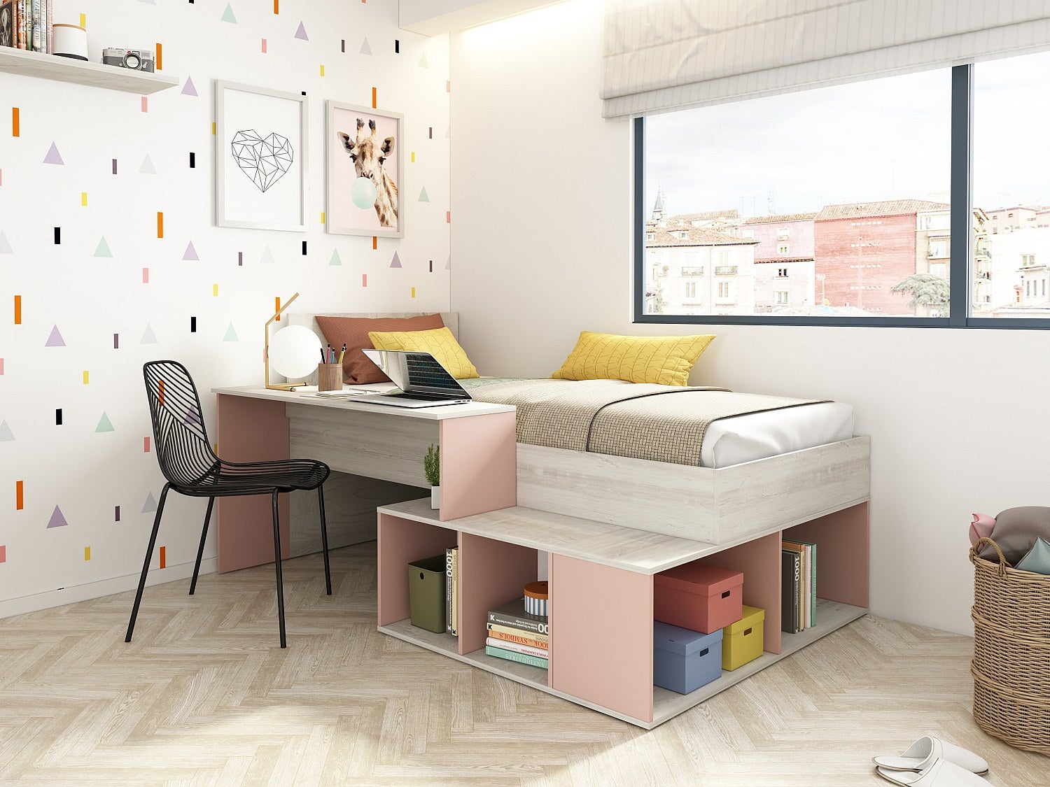 vente unique Matelas 90 x 190 cm ressorts ensachés ép.22cm - PRESTIGE de YSMÉE B