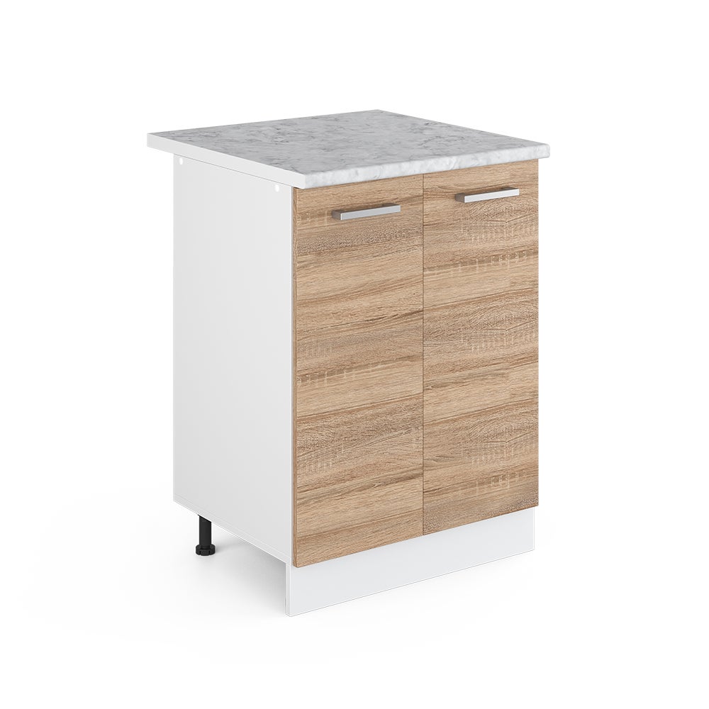 Vicco Szafki kuchenne R-Line, Sonoma, 60 cm , BP Marmur