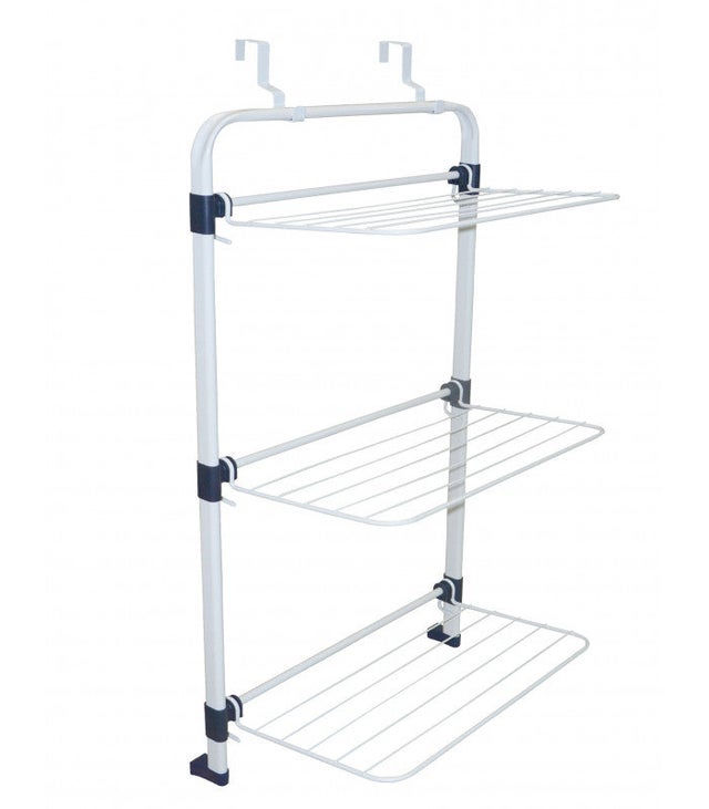Étendoir séchoir À Linge De Porte Pliable - 54x32x94cm 10 M de fil