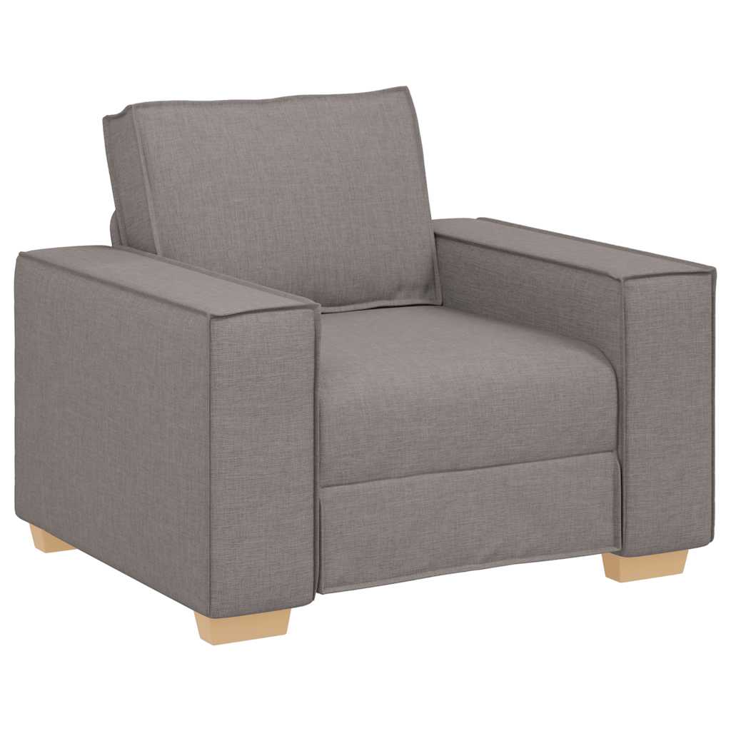 Maison Exclusive - Canapé-chaise Taupe 100x78x84 cm Tissu - 2