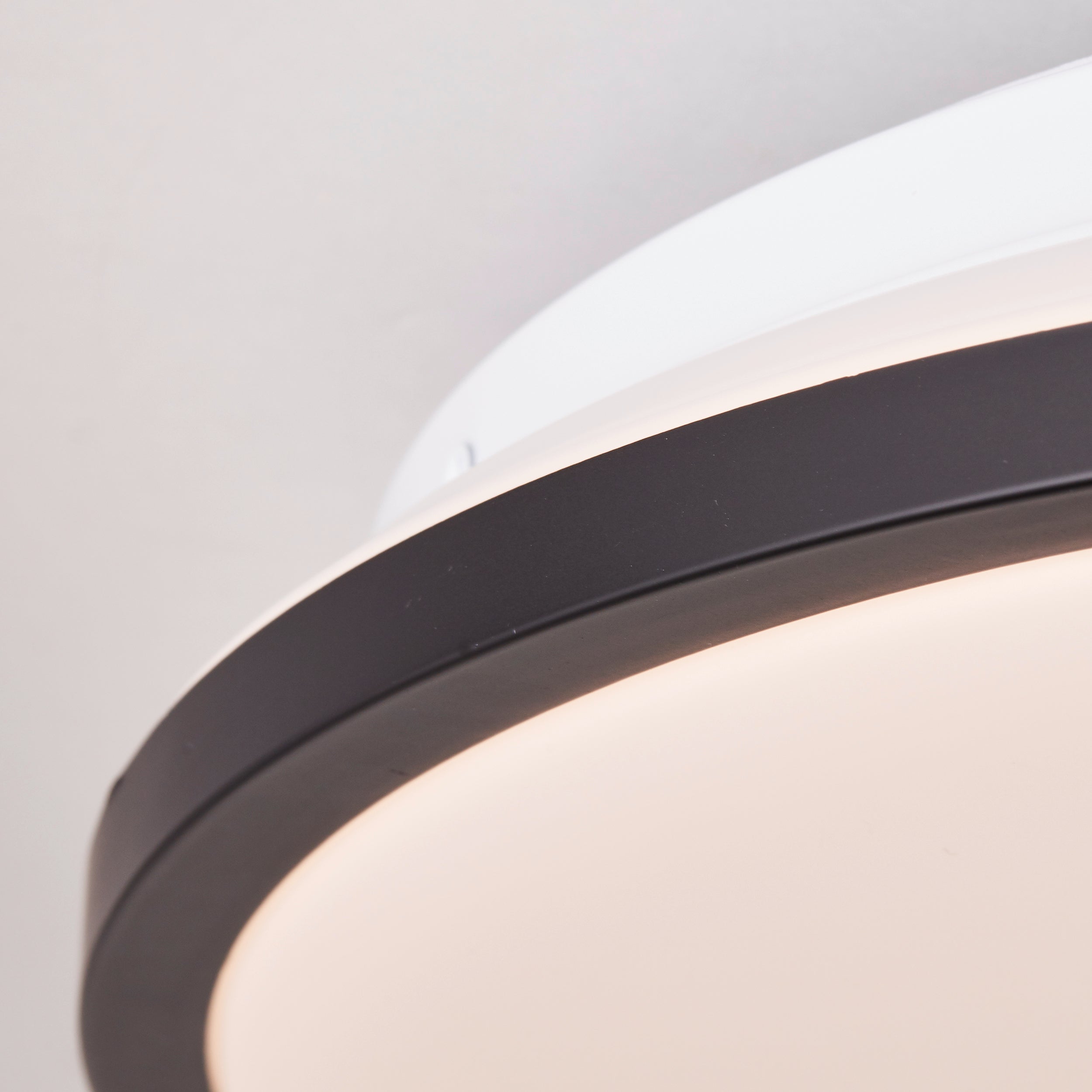 Heida Brilliant LED lampa sufitowa 39cm czarna, metal/plastik, 1x LED 24W zintegrowany, (strumień świetlny: 2500lm, barwa światła: 3000-6500K) - 6