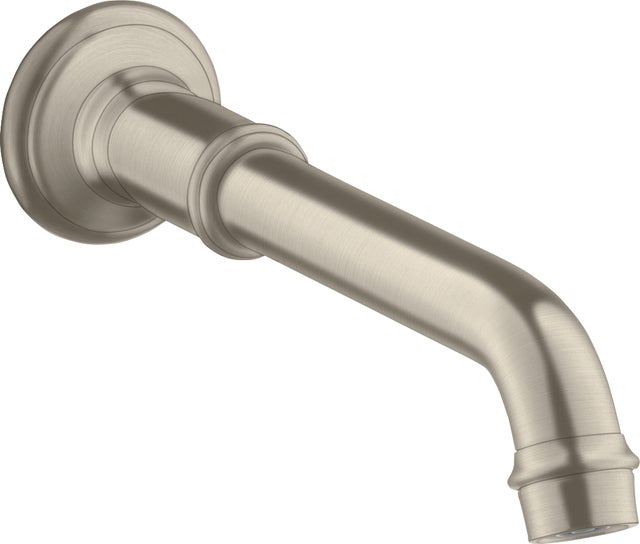 Bec déverseur M ¾ longueur 166-220 mm nickel brossé AXOR