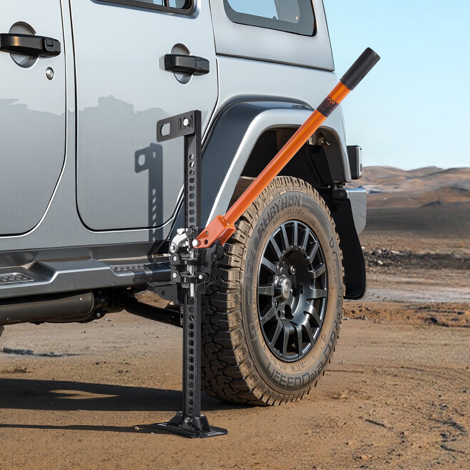 Macaco todo-terreno VEVOR 4x4 3,18t 91,5cm hi-lift elevação 13-77cm macaco cremalheira veículos tratores - 8