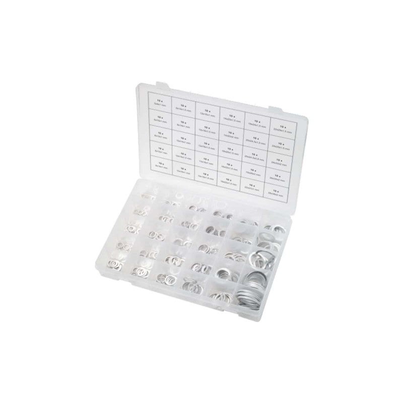KS Tools 970.0160 Assortimento guarnizioni in alluminio, M5-28, 300 pz