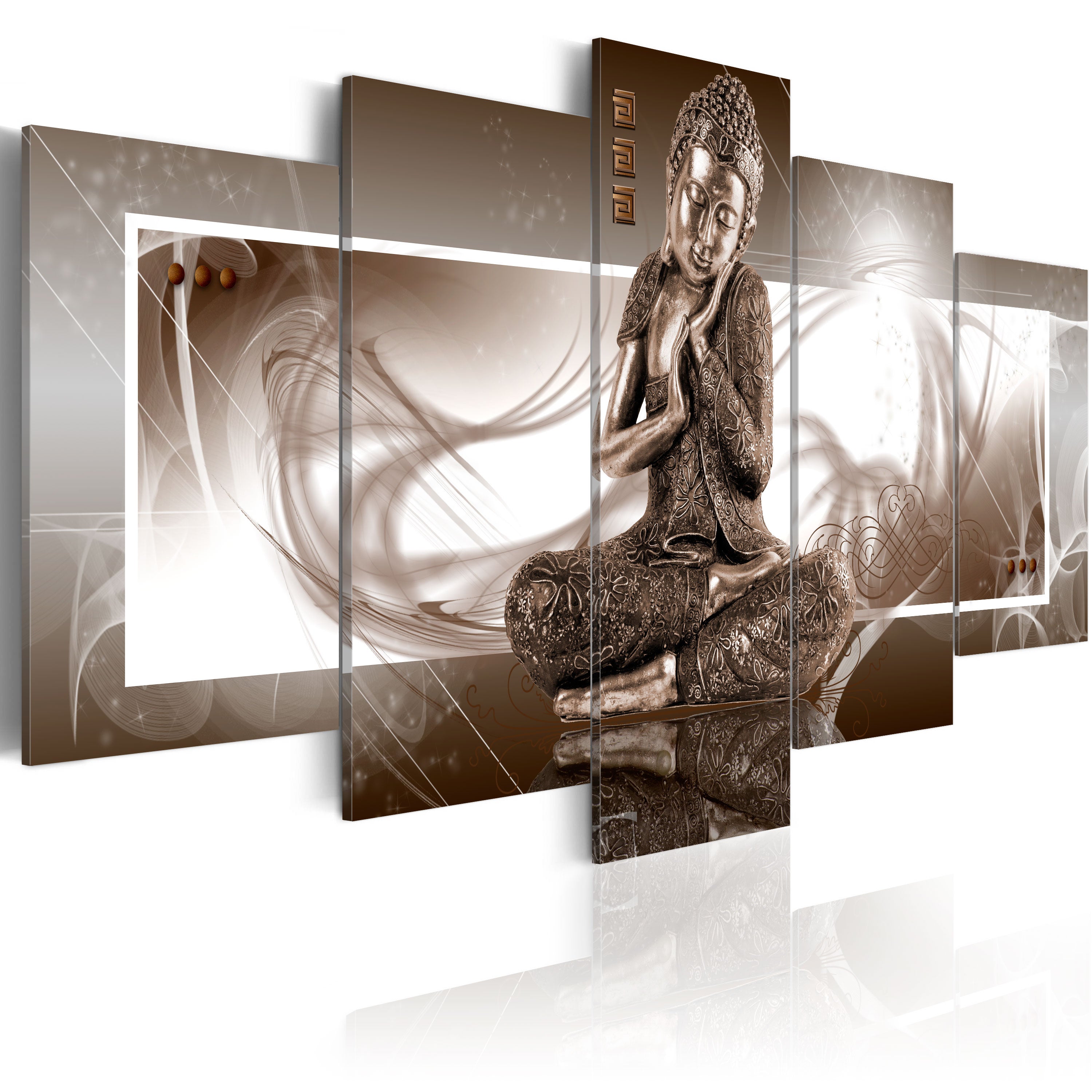 Quadro - Buddha In Meditazione Cm100x50h | Leroy Merlin