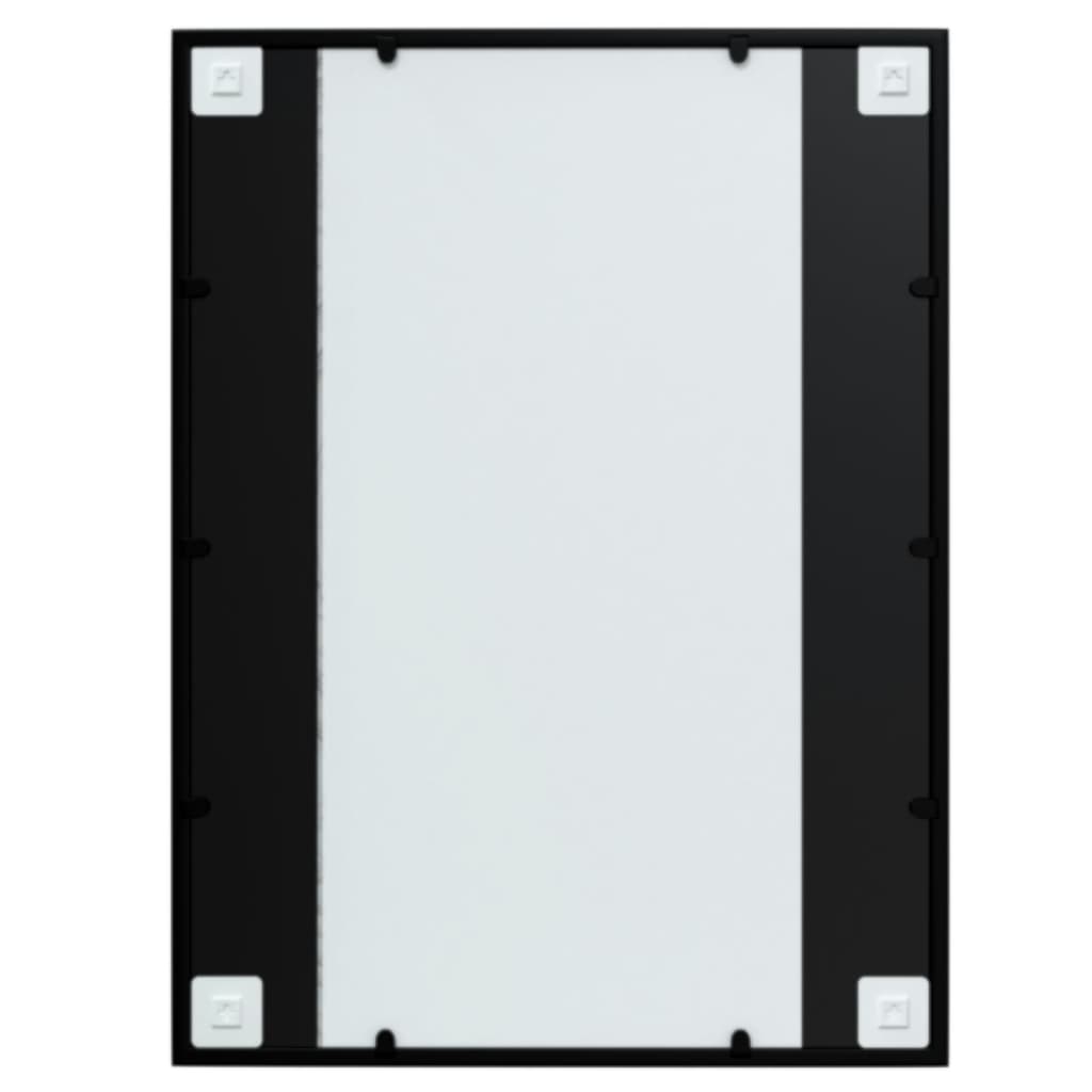 Maison Exclusive - Miroir mural noir 80x60 cm métal - 6