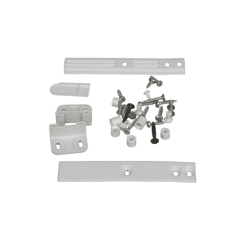 Kit de fixation porte frigo intégrable + système glissière Whirlpool 481231028208 - 2