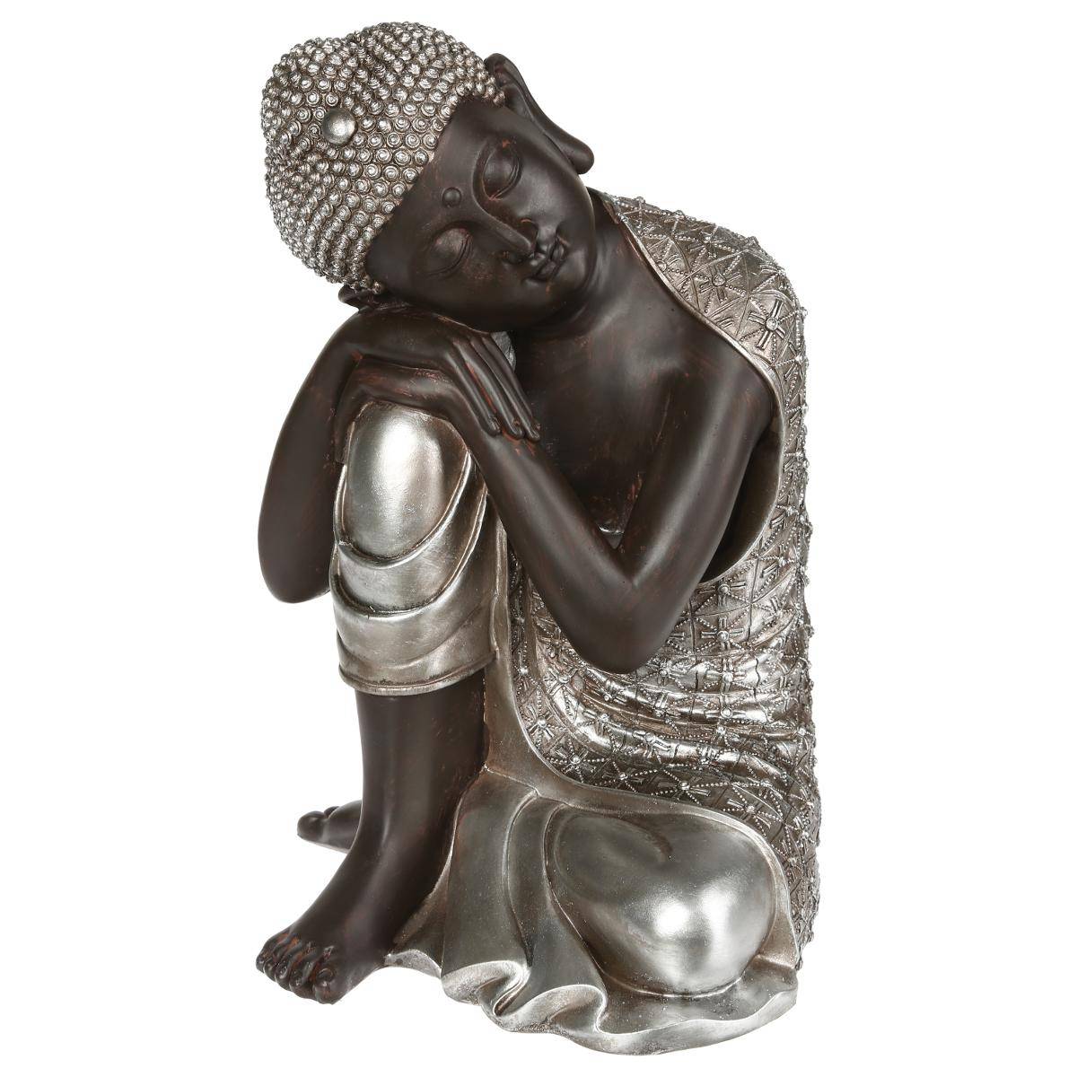 Atmosphera - estatuilla 'bouddha' sentado - resina a. 36 cm