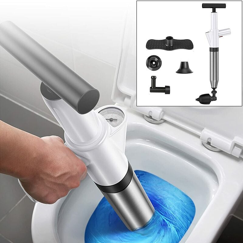BESTOMZ Déboucheur Pompe - Pompe Haute Pression Drain Buster WC