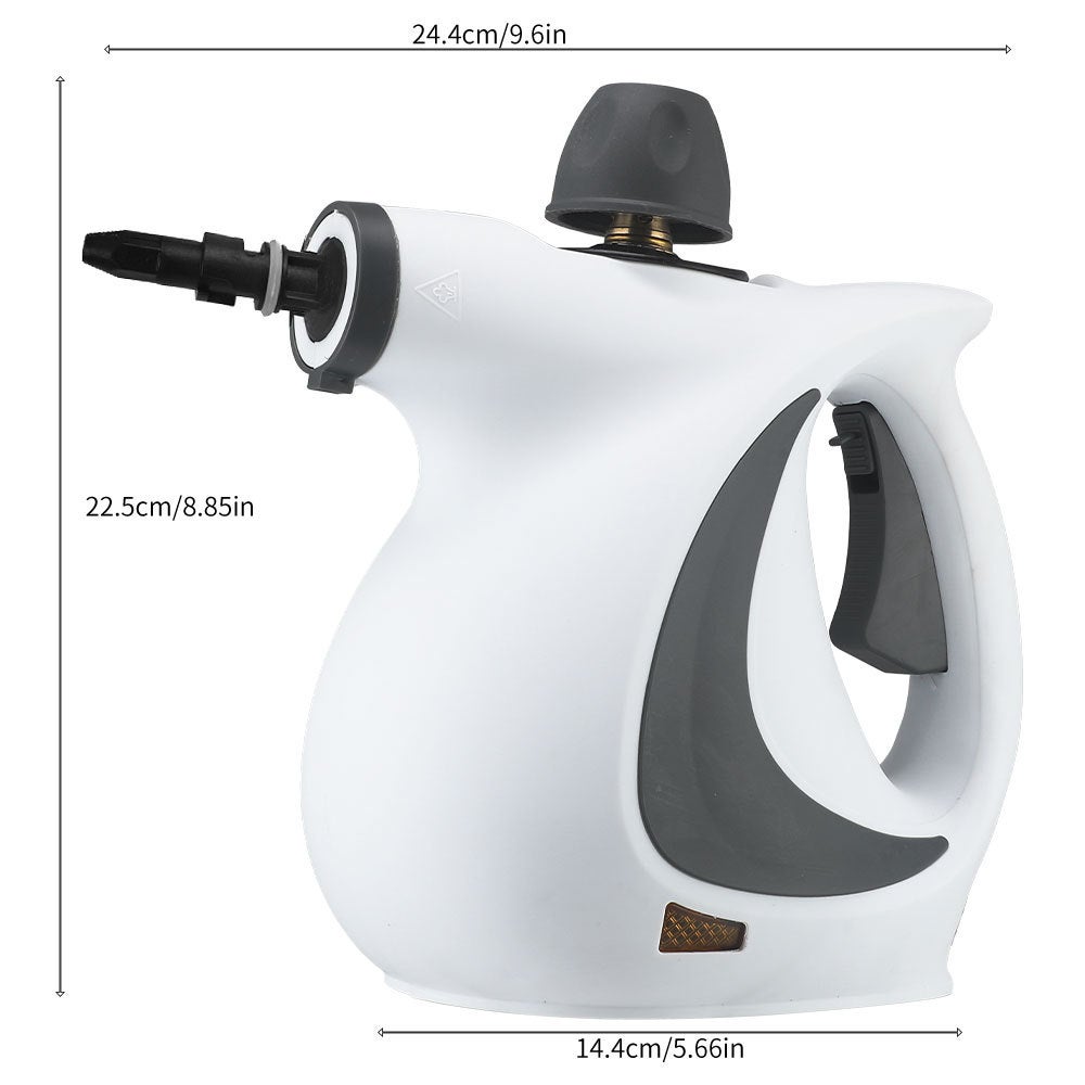 Nettoyeur vapeur portatif à pression avec 9 accessoires, nettoyeur vapeur portable pour le nettoyage - 6