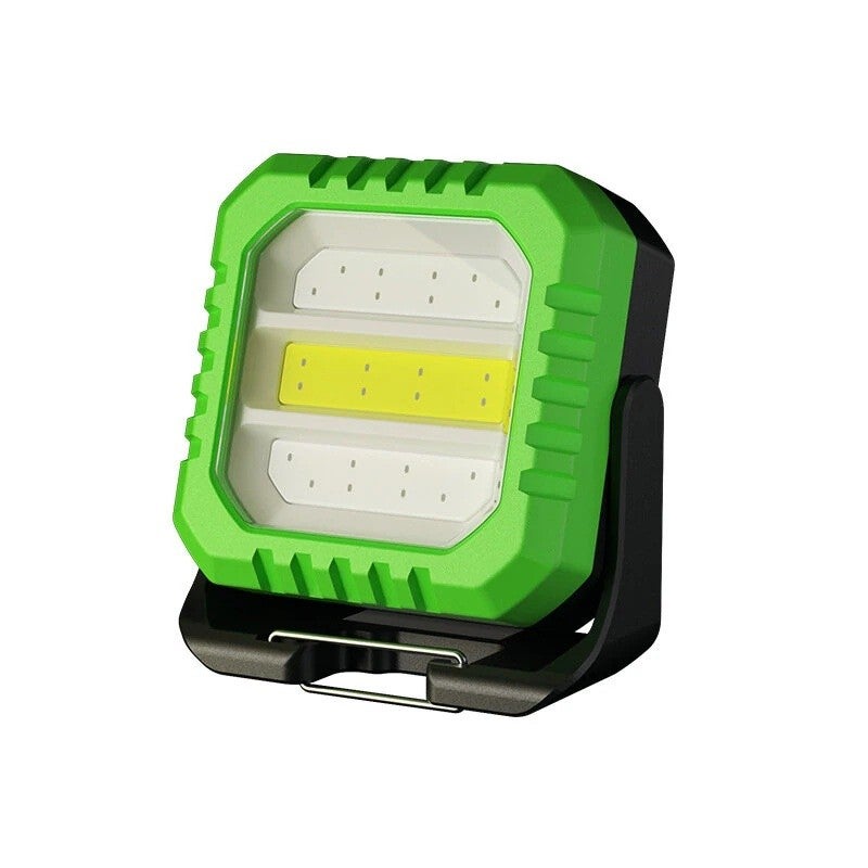 Lanterna breloc Flippy LED COB, reincarcabila USB-C, 500 lm, IPX5, verde