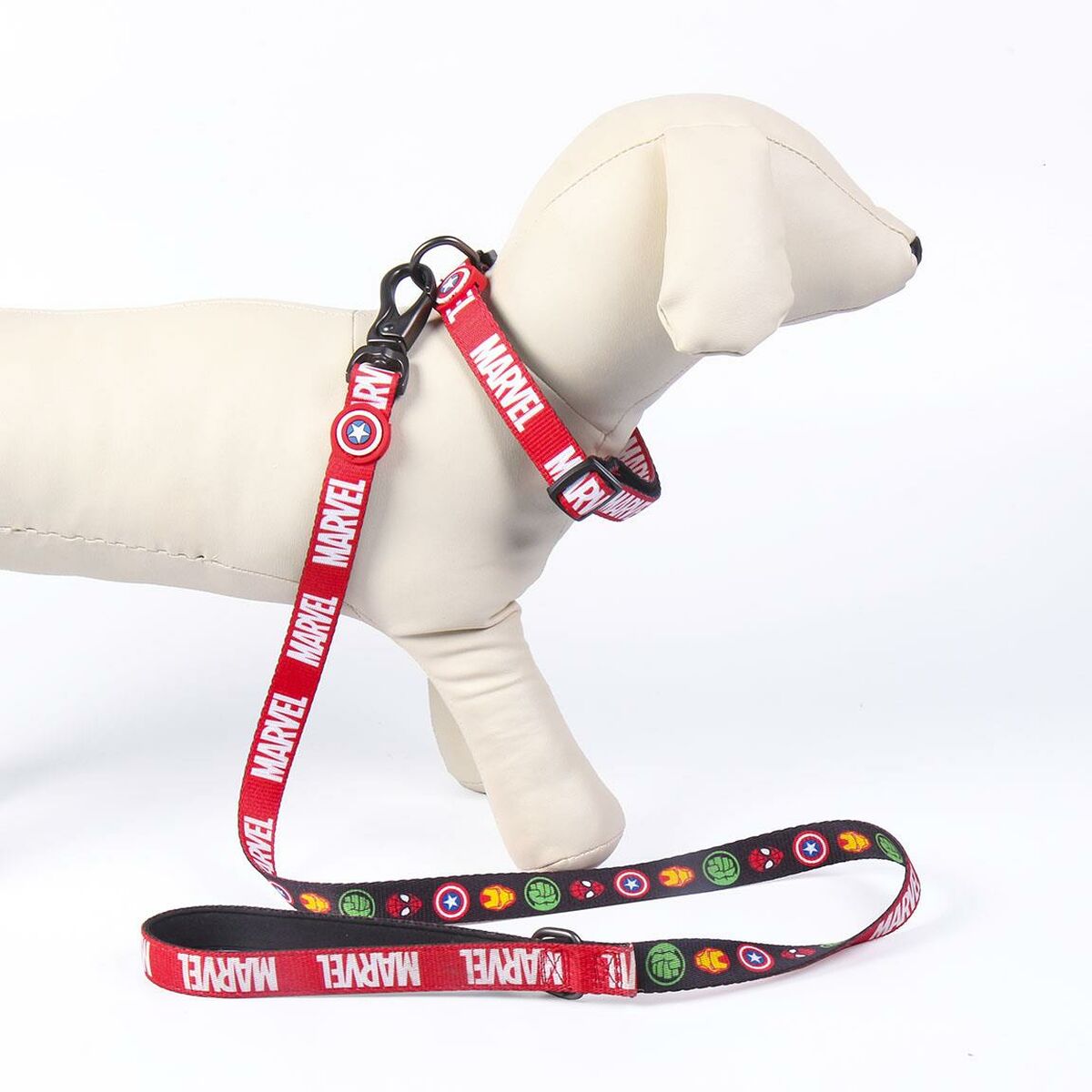 Coleira para Cães Marvel S/M Vermelho - 4