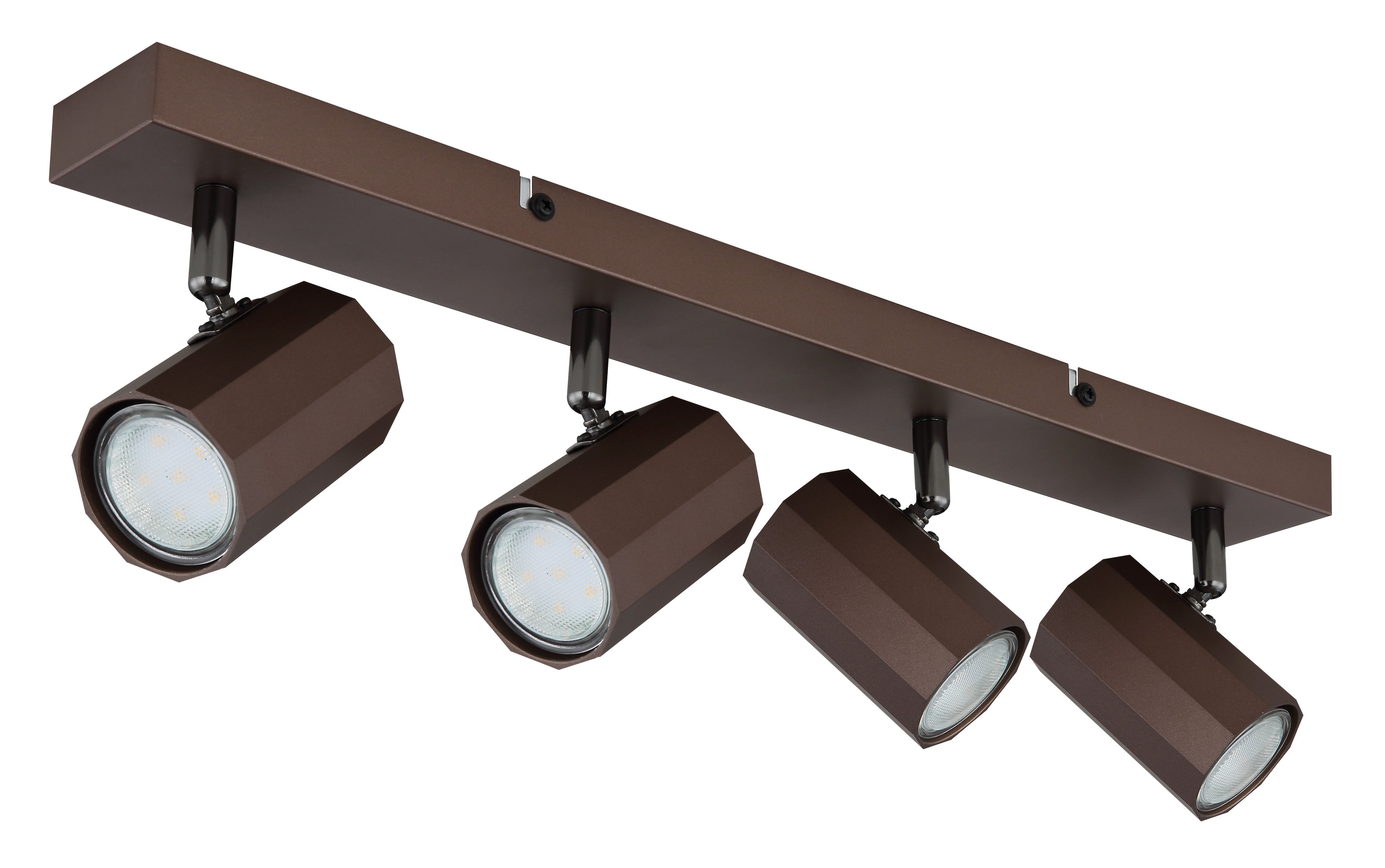 Spot métal couleur bronze mat, 4x GU10 - 3