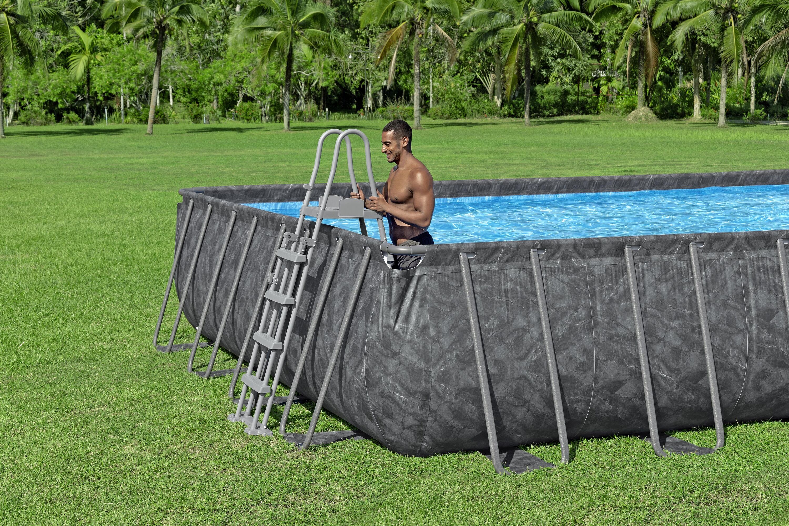 Bestway Piscine hors sol rectangulaire 956 x 488 x 132 cm APX 365 - 5