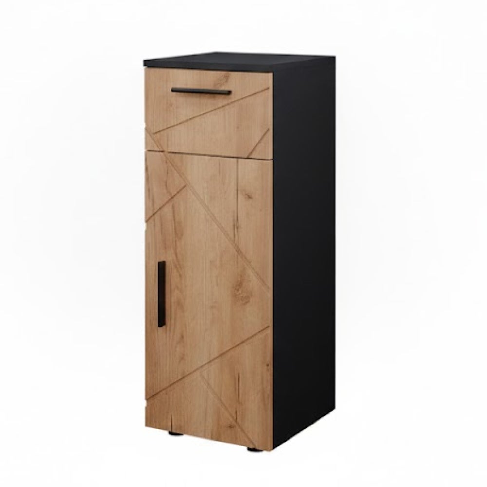 Vicco Szafka Midi Irma, Złoty dąb power/antracyt, 30 x 81 cm