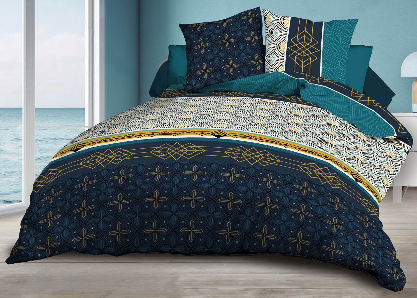 Housse De Couette 220x240 Cm + 2 Taies 100% Coton Miu | Leroy Merlin