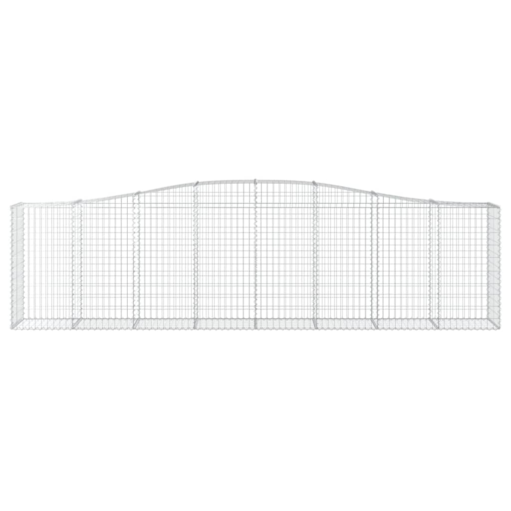 Maison Exclusive - Cesti Gabbioni ad Arco 5 pz 400x50x100/120 cm Ferro Zincato - 4