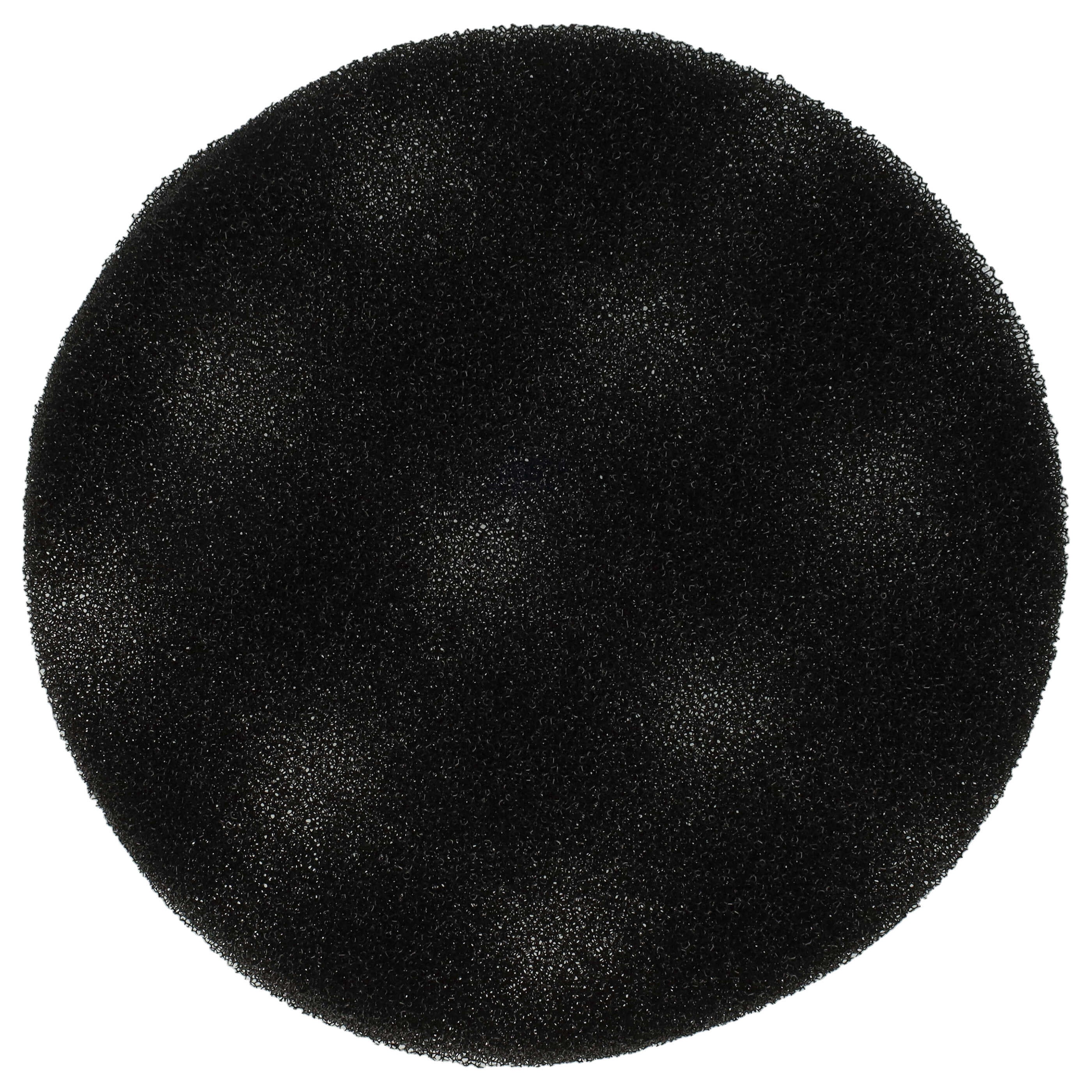 Vhbw Filtro In Spugna Compatibile Con Rowenta Artec 2 (RO4221FB, RO423211) - Ricambio Per Aspirapolvere, Lavabile, Diametro 130mm