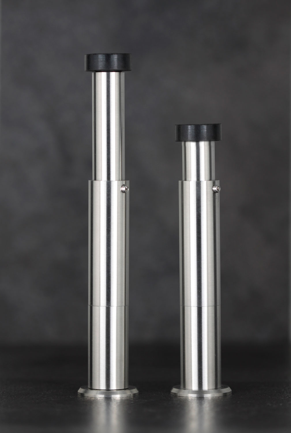 Butée de porte réglable, de 130 à 165mm, acier avec caoutchouc de protection noir, à visser, EVI Herrajes - 3