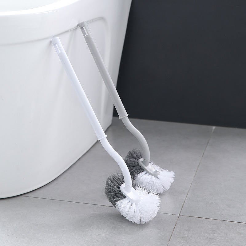 Spazzola Wc Porta Scopino Wc Moderno In Plastica Tortora Con Scopino Ergonomico Spazzolino Wc - 12