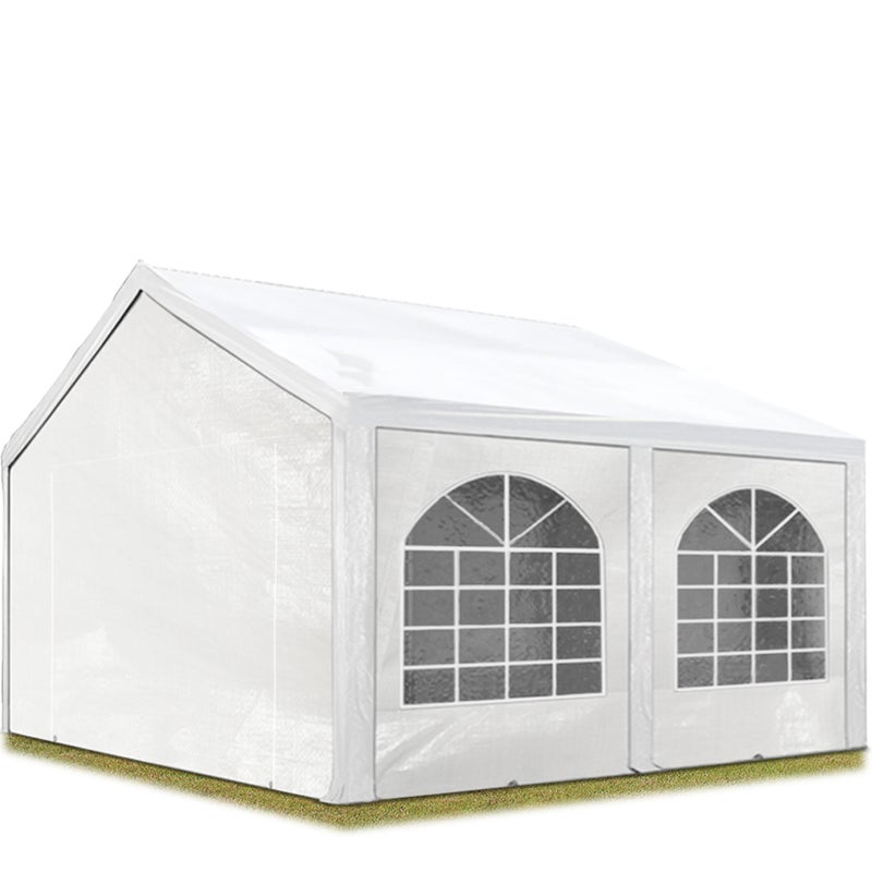 Namiot imprezowy 3x5 m namiot pawilonowy plandeka PE 450 N namiot ogrodowy namiot biesiadny wodoodporny biały