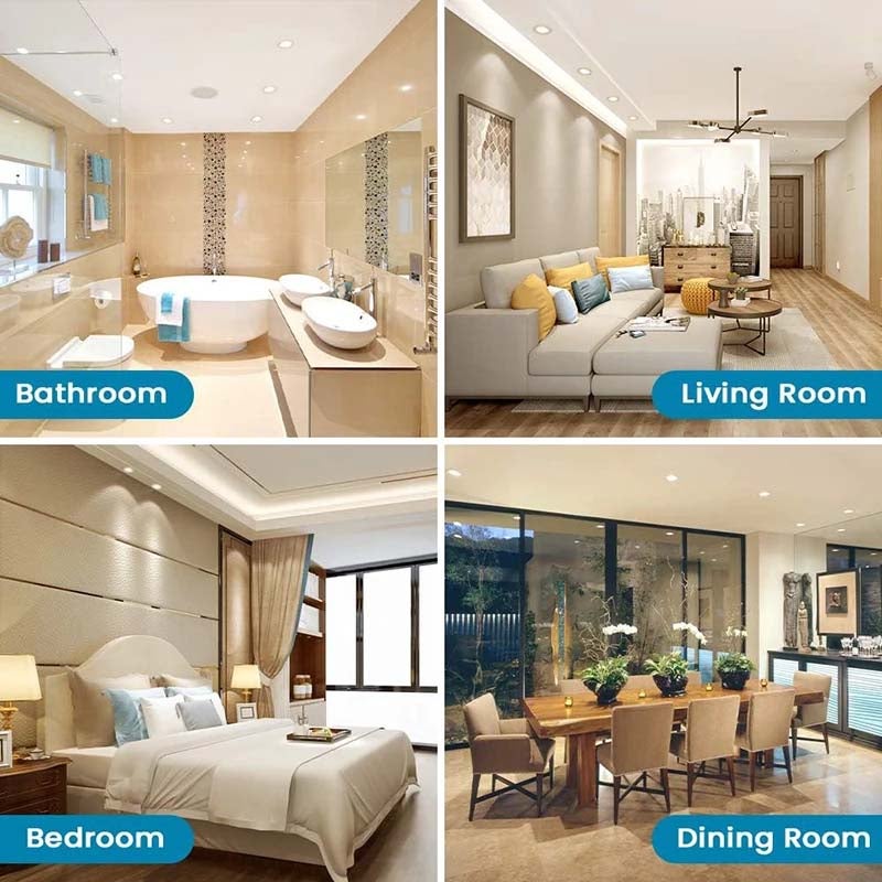 10 Faretti LED 4000K da Incasso – Profilo Sottile, Luce Naturale Bianco Neutro, Ideale per Soffitti Moderni in Casa, Ufficio, Cucina, Corridoio - 7