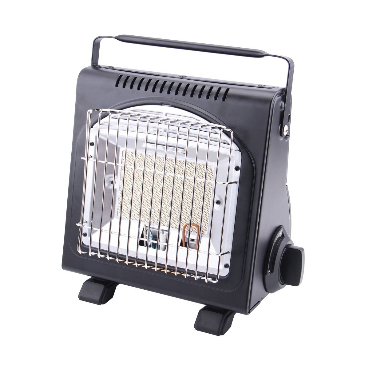 Aquecedor a gás portátil 1700W + 12 cartuchos de gás Acendimento piezoelétrico Camping Pesca INTEC - 7
