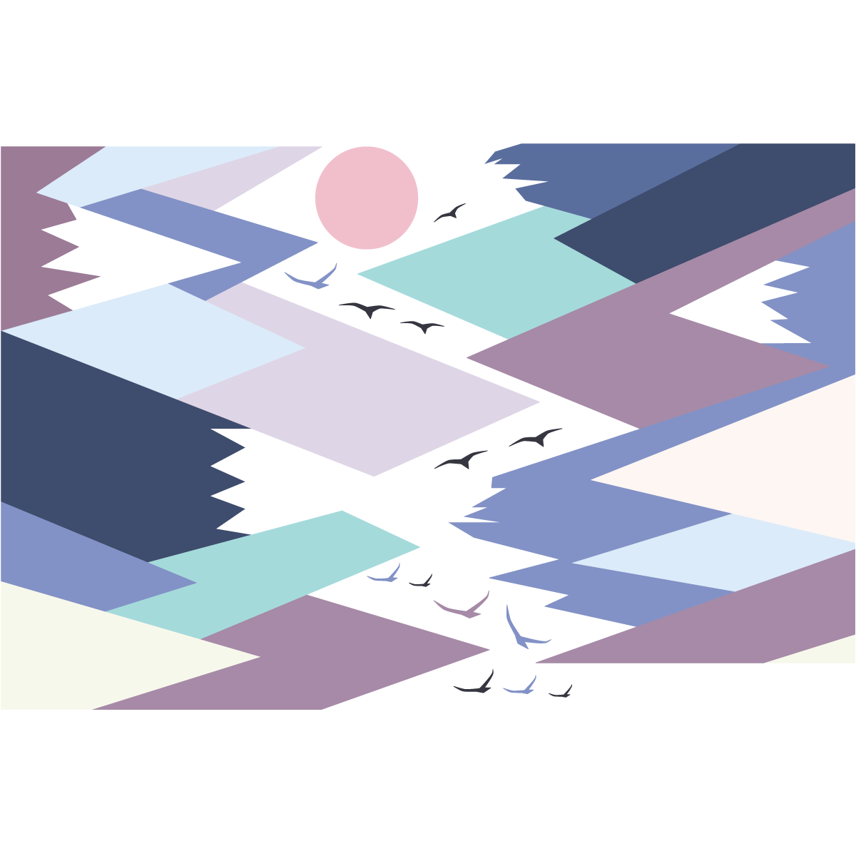 Adesivo bambino di montagna scandinavo beyonka - Sticker adesivo - adesivi murali - 40x60cm - 2