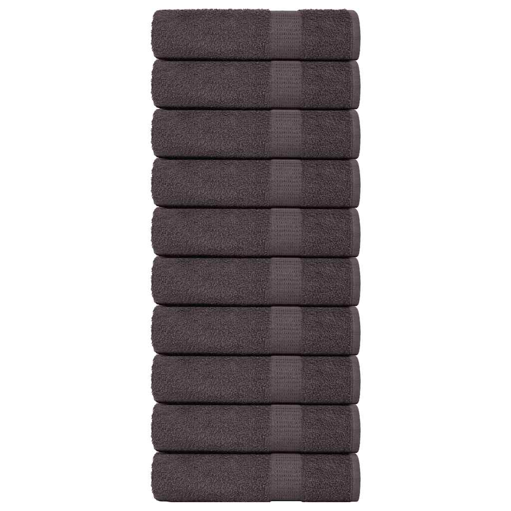 Ręczniki kąpielowe, FROGN, 10 szt., antracyt, 100x150 cm, 360 g/m² vidaXL