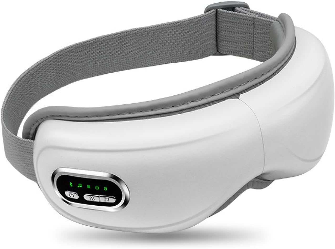 Appareil Bien-être Connecté SmartGoggles Therabody - Masque Oculaire Massant Bluetooth - Chaleur, Vibration, 3 Modes - Pour Migraines Et Sommeil Masque Vibration Bluetooth
