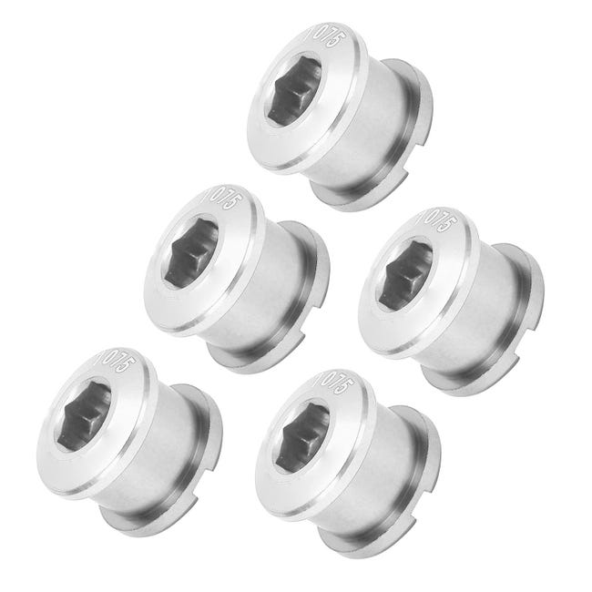 Bulloni Corona MiOYOOW In Alluminio - 5 Pezzi Per Bici Da Strada E MTB - Foto 7