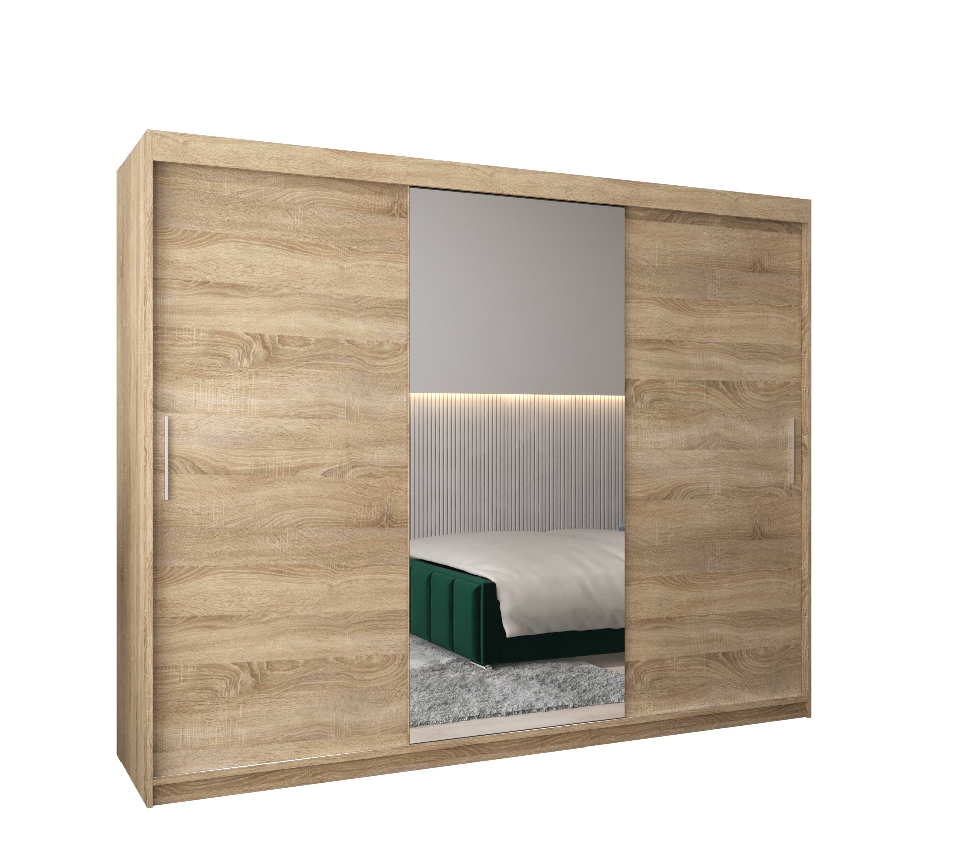 Szafa przesuwna garderoba TOKYO 1 250 x 62 x 200 cm Sonoma - Abiks Meble