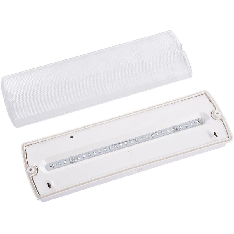 Bloc Éclairage Sécurité Autonome IP65 – 3 Heures, 200 Lumens, 27 LED, Usage Intérieur/Extérieur - 2