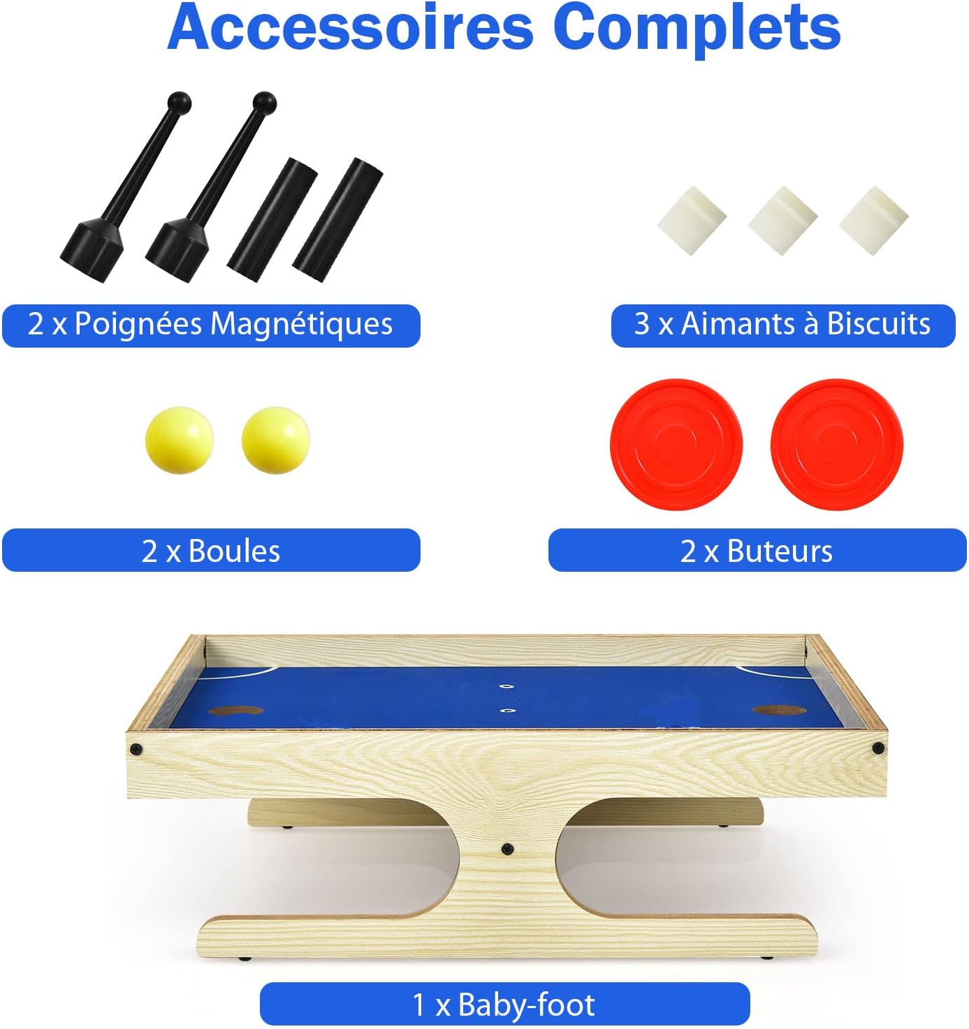 Tavolo da Calcio Magnetico, Gioco Interattivo da Tavolo per Feste in Famiglia - 6