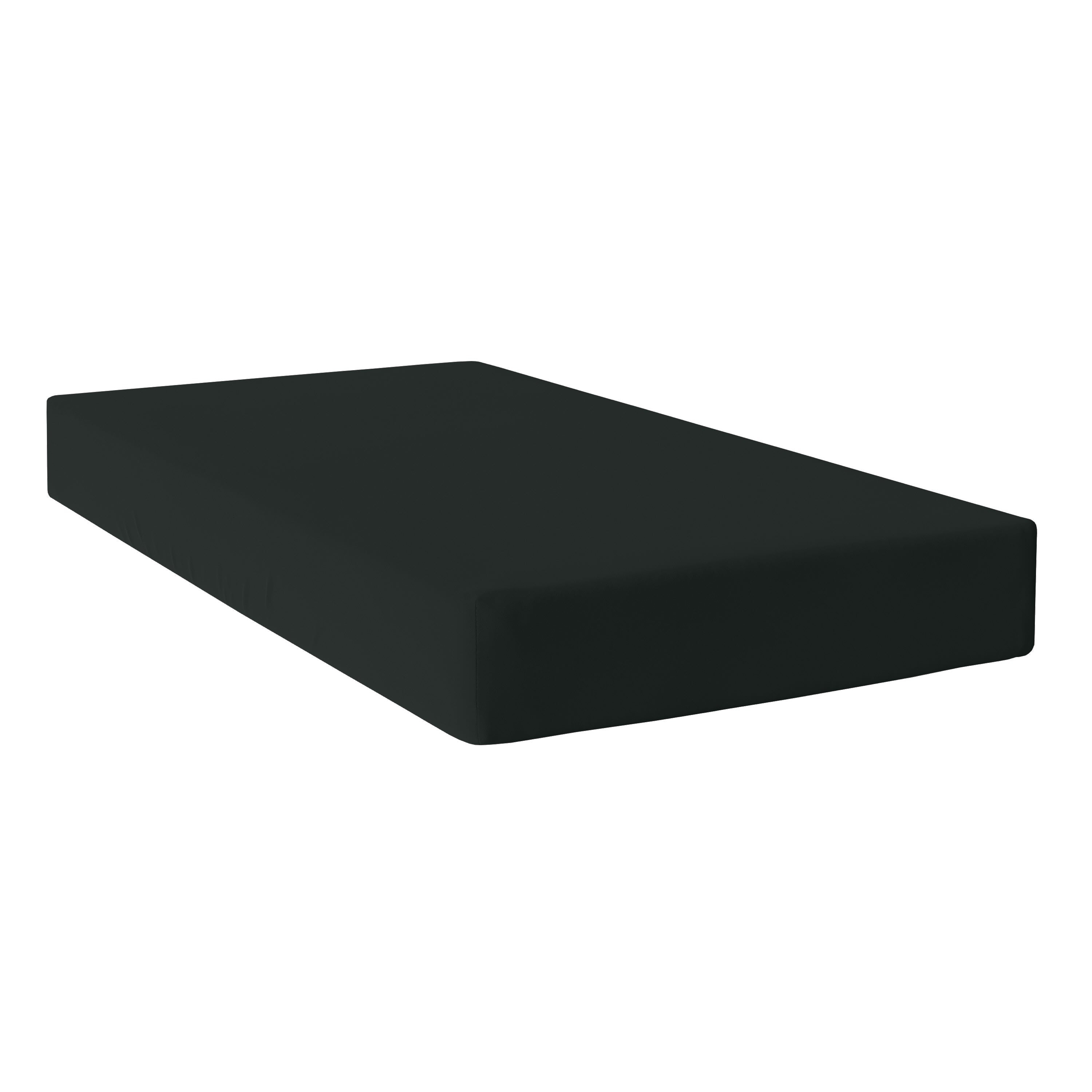 Basic Drap-housse Noir 140x200 - 7