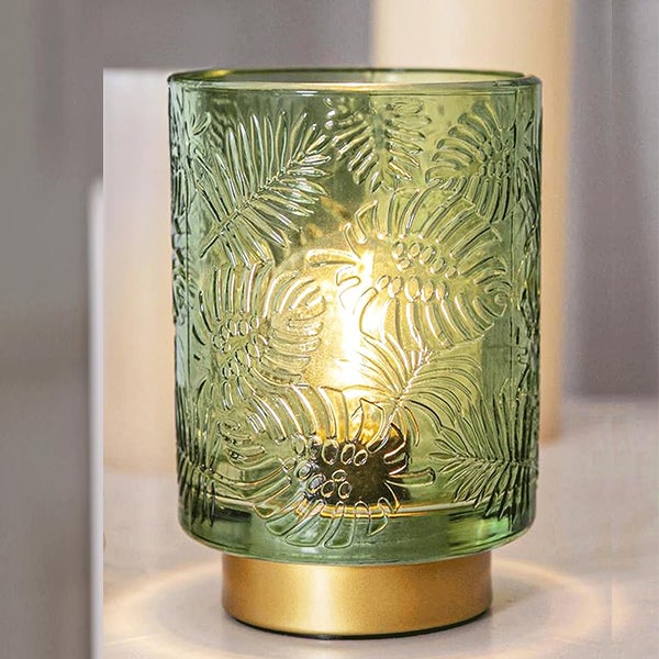 Lampa stołowa do dekoracji pokoju, dekoracja domu, bateria nie jest dołączona (zielona)