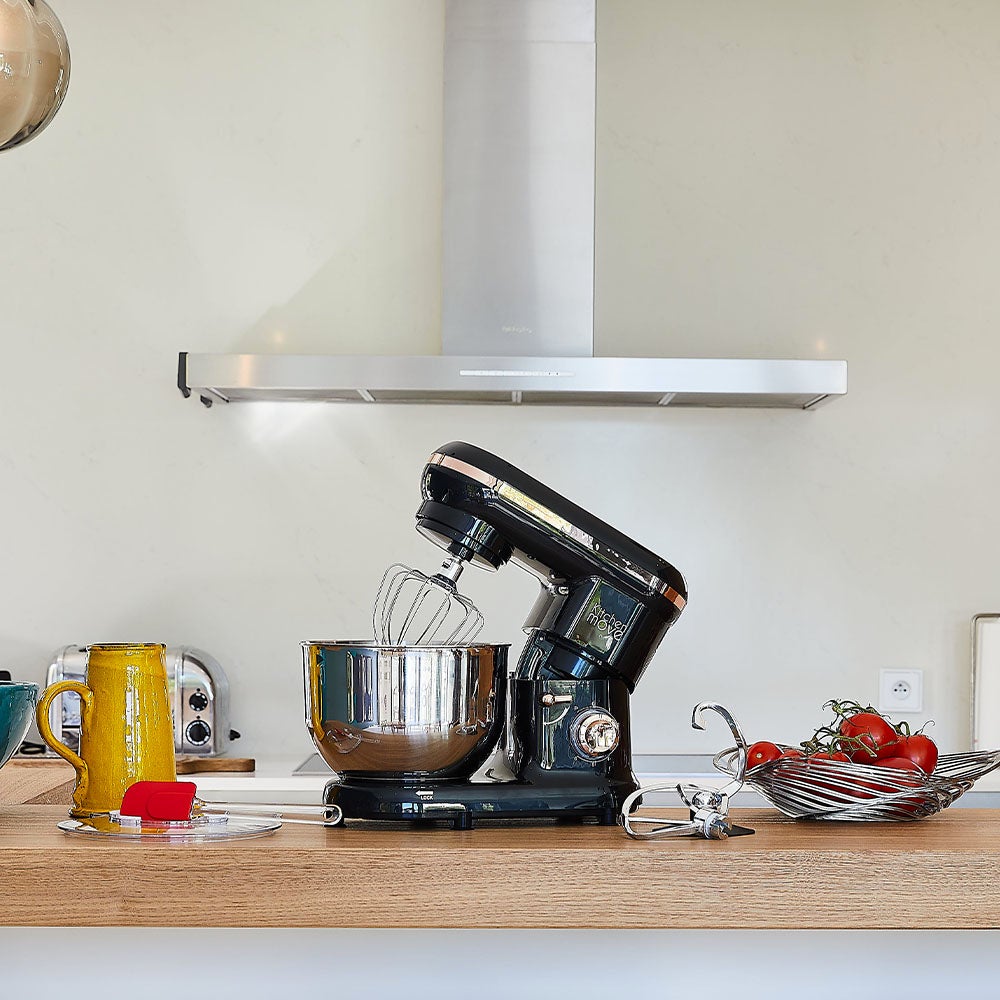 Robot pâtissier multifonction KITCHEN MOVE DALLAS Noir et Gold - 4