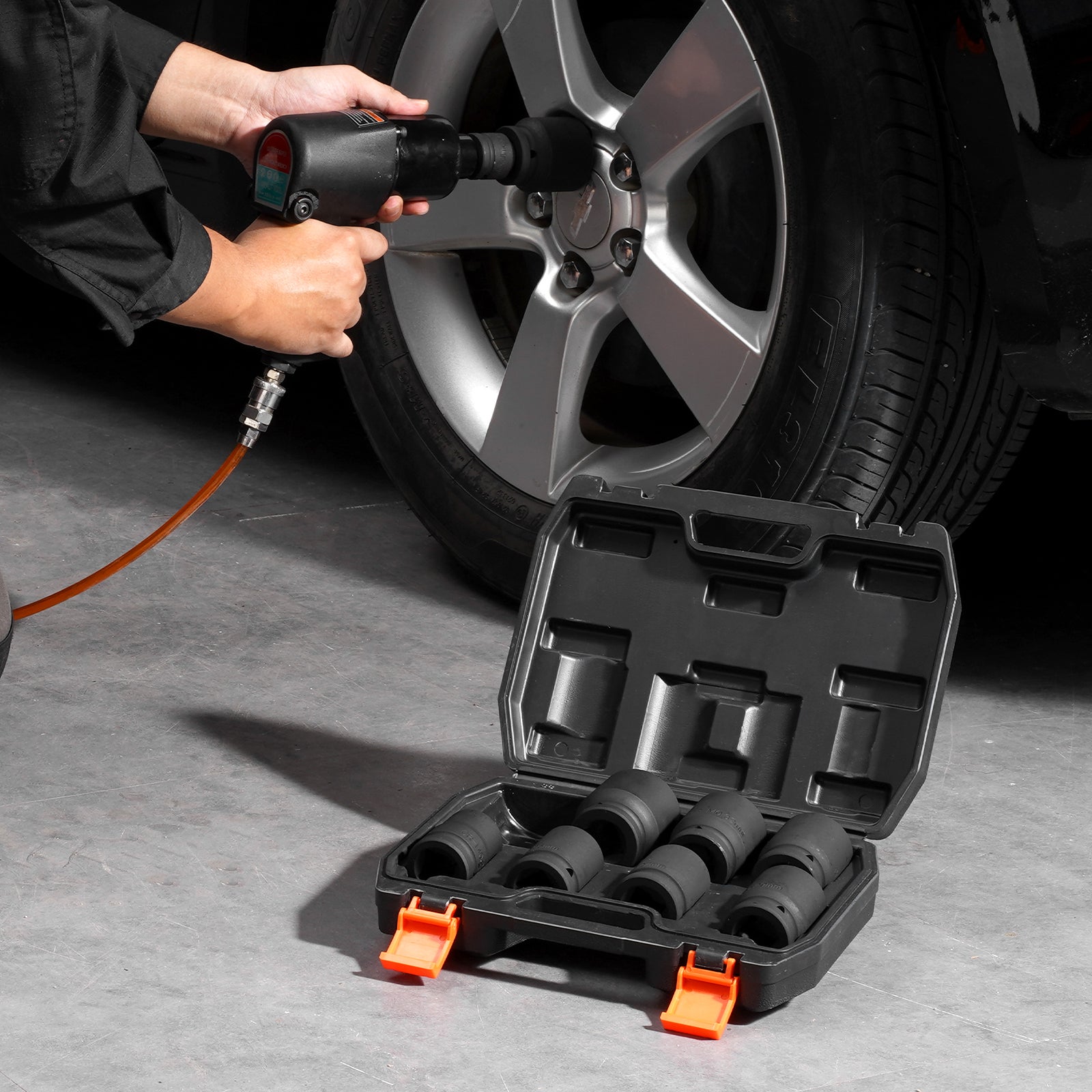 Set di Bussole a Percussione VEVOR per Dadi dell’Asse, 8 Pezzi, 3/4