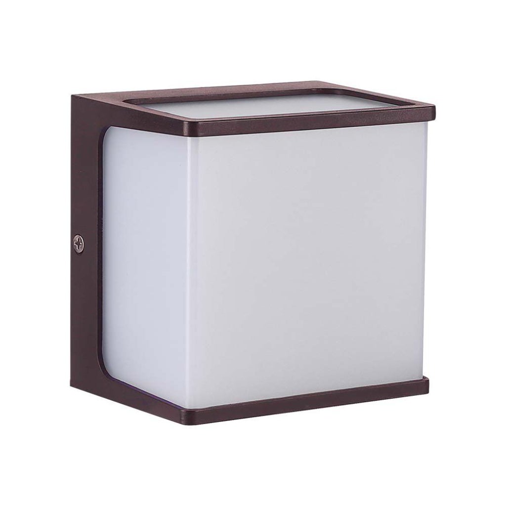 Lámpara LED de Pared tipo Farol 8W Moderna Brązowy 3000K IP65